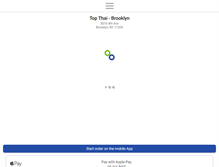 Tablet Screenshot of brooklyntopthai.com